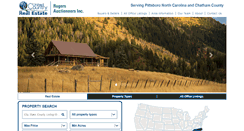 Desktop Screenshot of pittsboronc-realestate.com